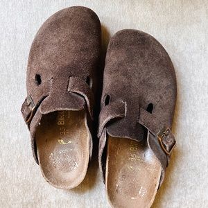 Birkenstock Boston Clog (Mocha— size 35)